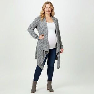 Liz Lange Gray cardigan Small